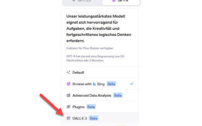 DALL-E3: ChatGPT kann nun Bilder erzeugen